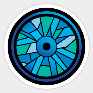 Eyes blue Sticker